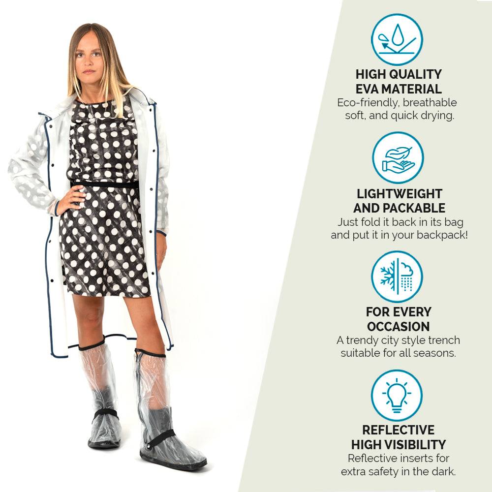 Perletti Impermeabile Trasparente Catarifrangente