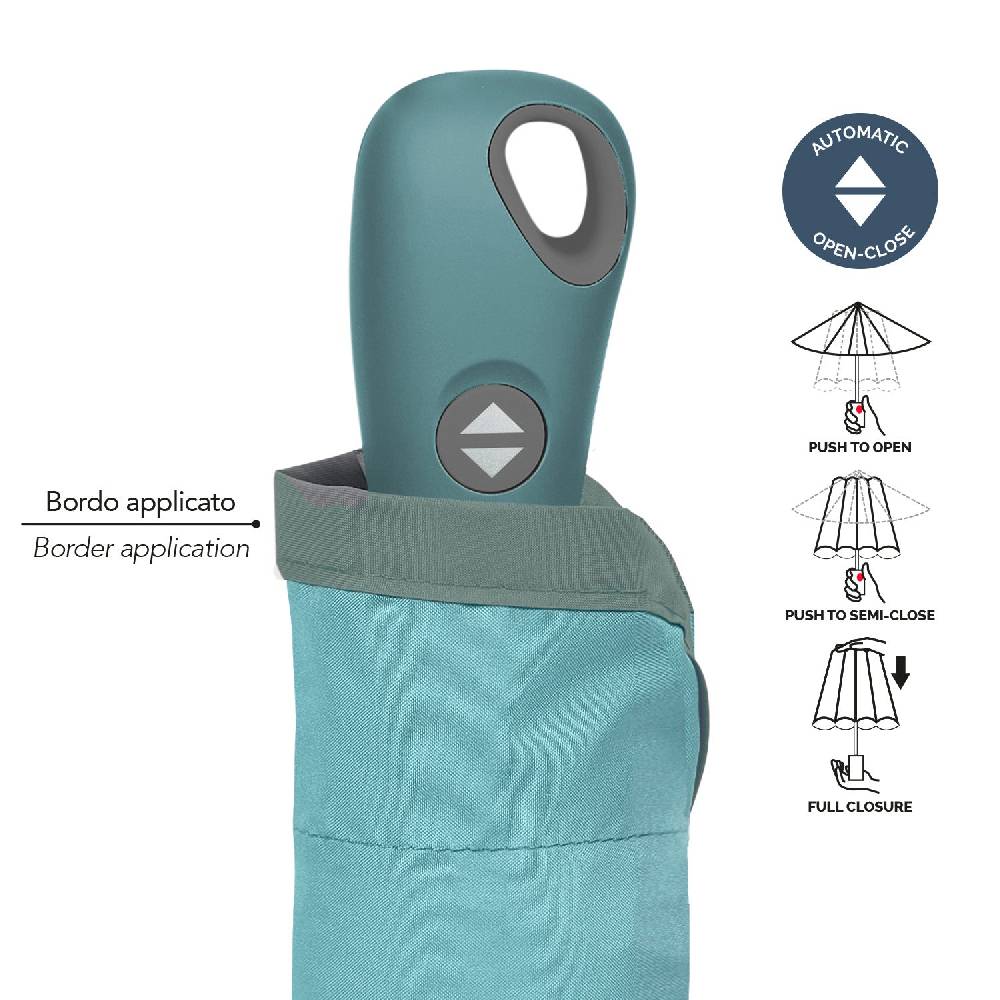 Perletti Ombrello Apri E Chiudi Bordo A Contrasto