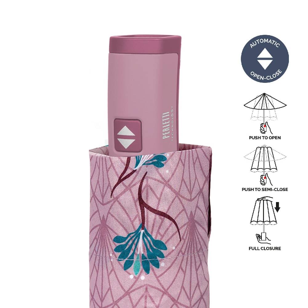 Perletti Ombrello Apri E Chiudi Fiori Di Loto Déco