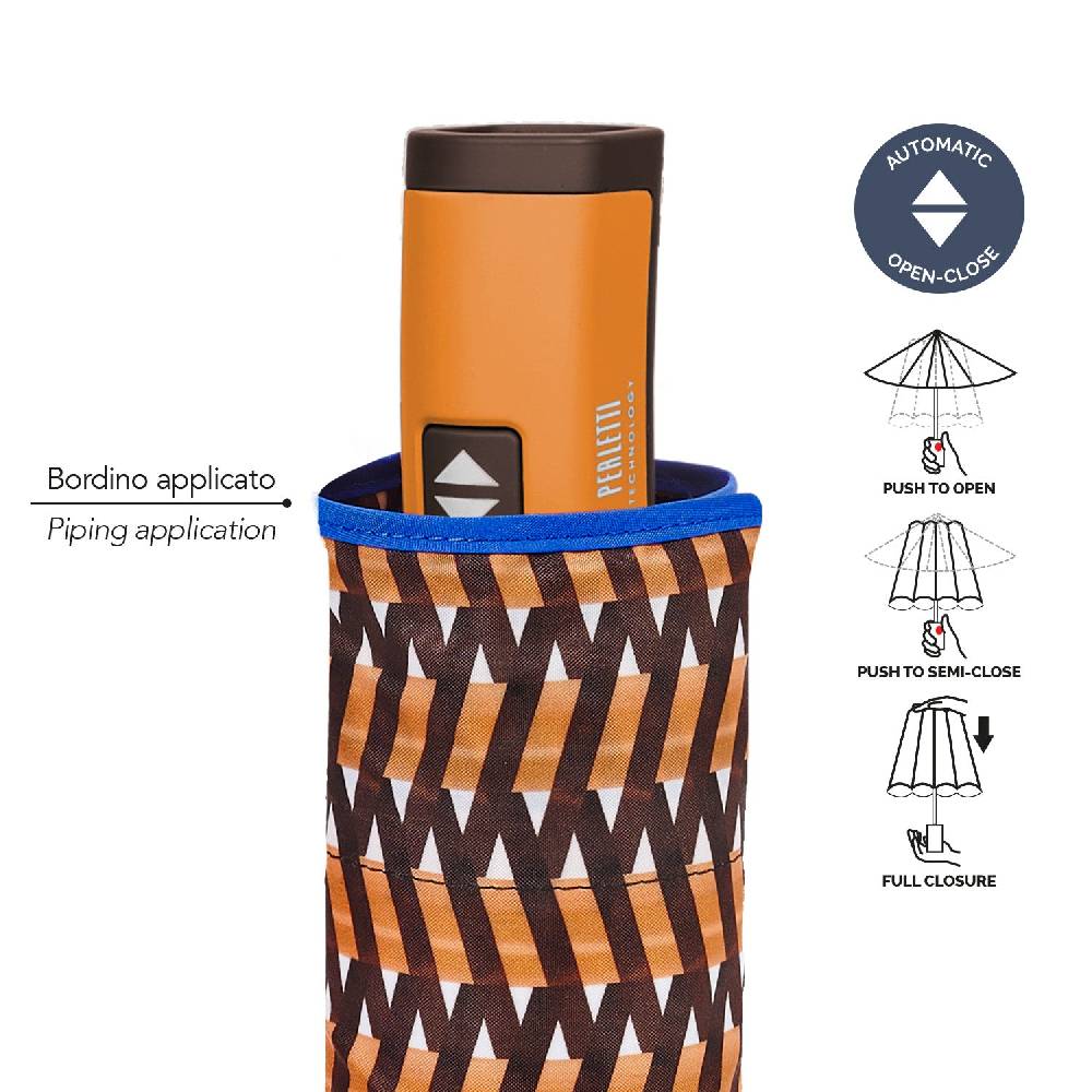 Perletti Ombrello Apri E Chiudi Rombi Colorati