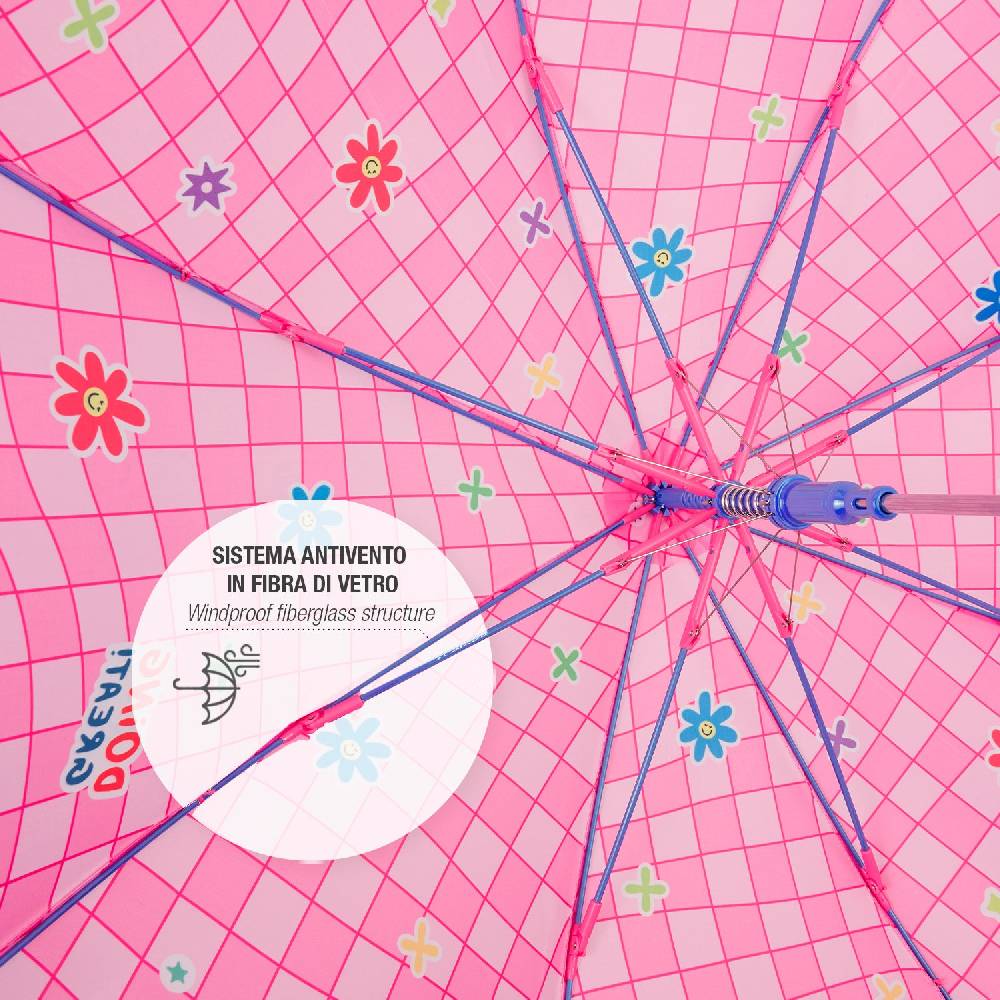 Perletti Ombrello Cool Vibes Rosa Automatico