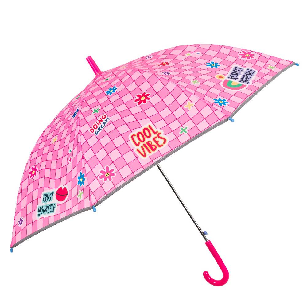 Perletti Ombrello Cool Vibes Rosa Automatico