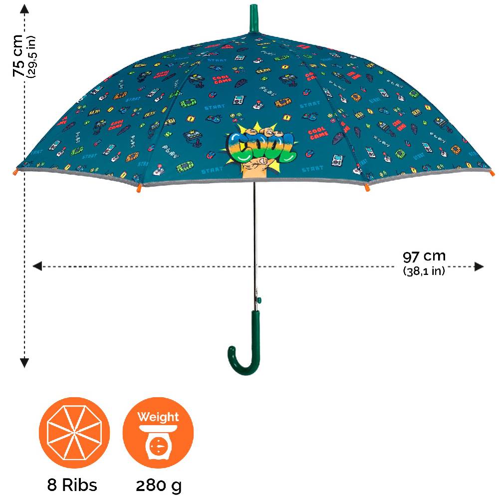 Perletti Ombrello Gaming Bambino Automatico