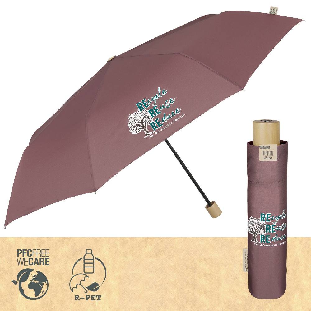 Perletti Ombrello Green Compatto Ecosostenibile