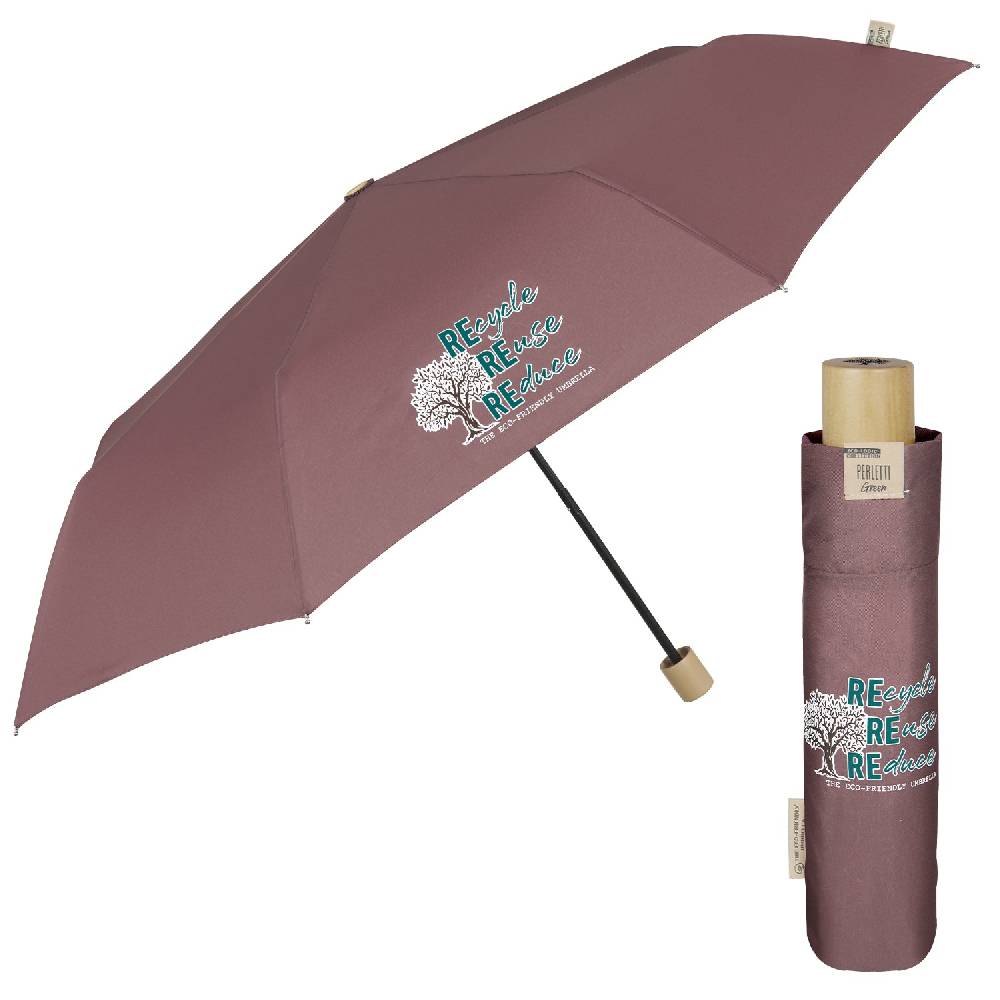 Perletti Ombrello Green Compatto Ecosostenibile