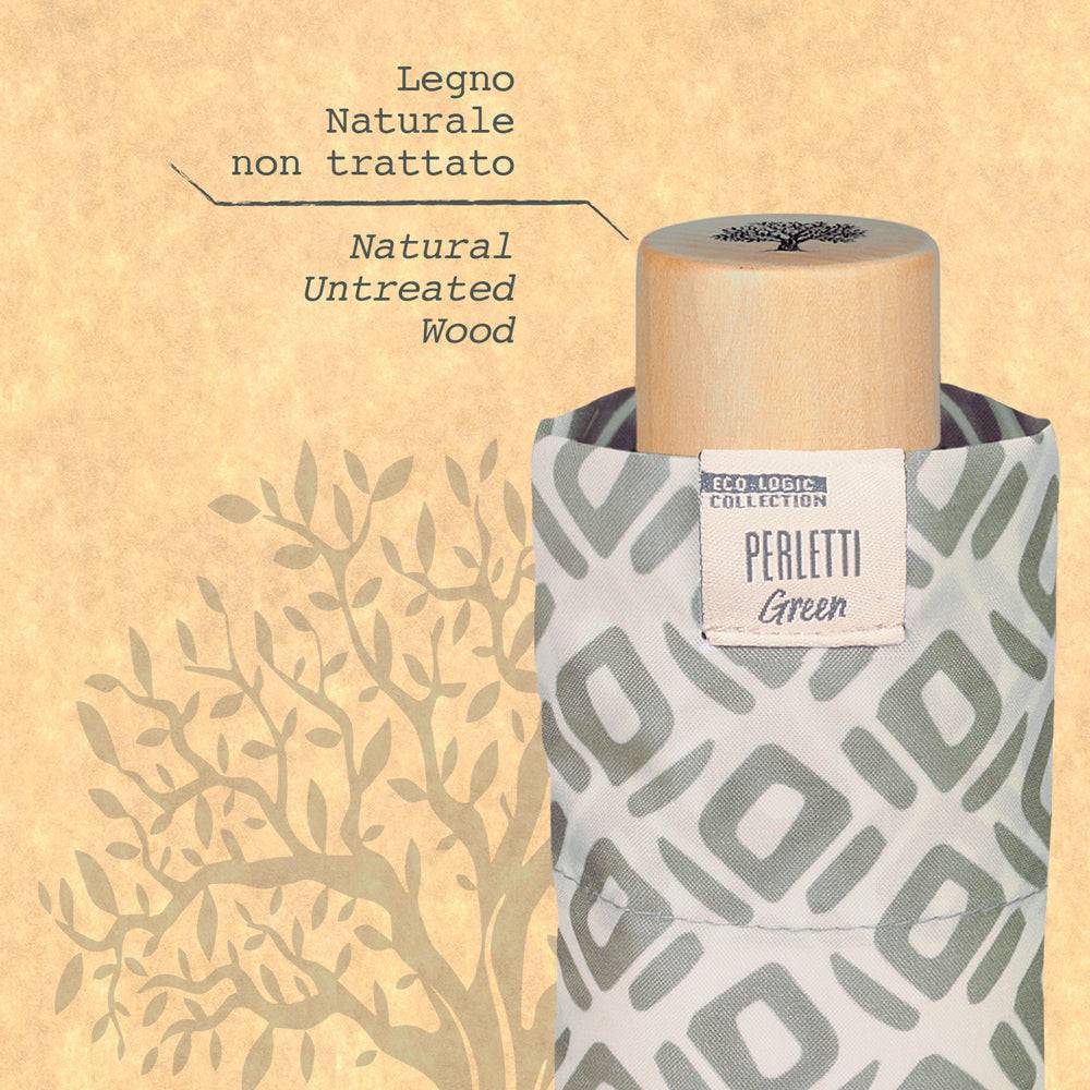 Perletti Ombrello Green Eco Friendly Con Palme