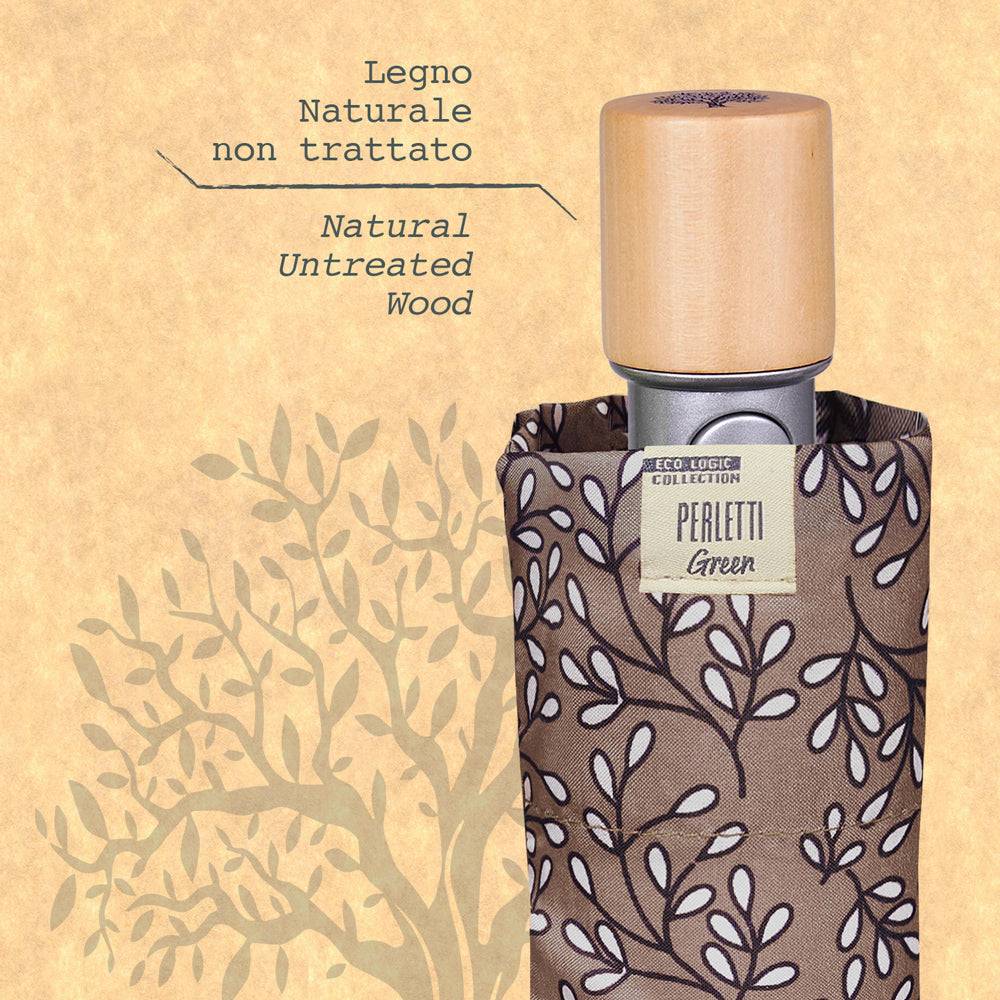 Perletti Ombrello Green Ecologico Con Fiori