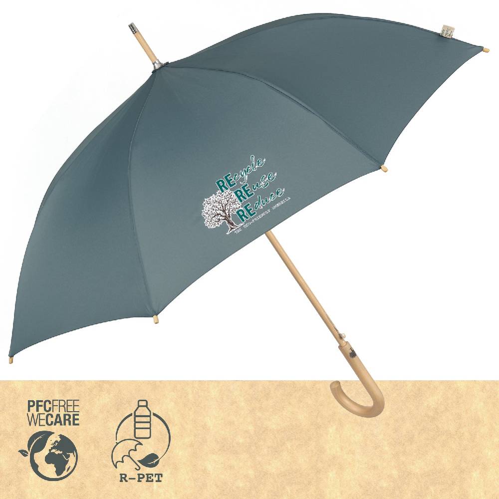 Perletti Ombrello Green Lungo Tinta Unita