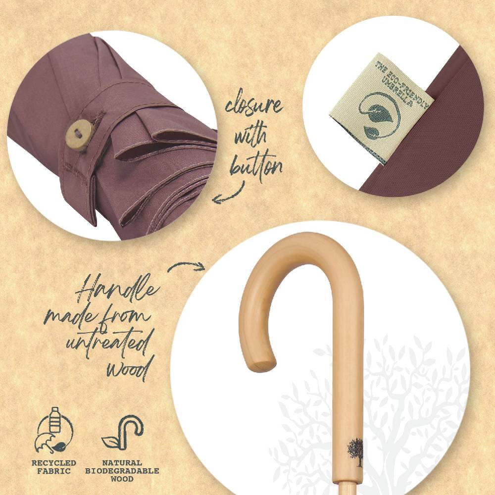 Perletti Ombrello Green Lungo Tinta Unita