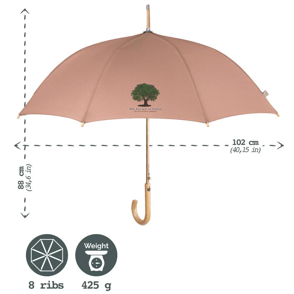 Perletti Ombrello Green Lungo Tinta Unita