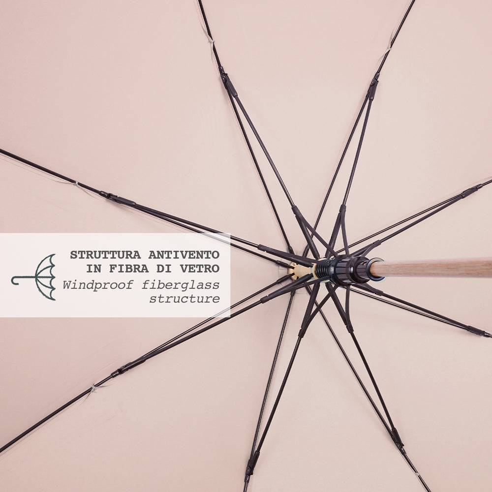 Perletti Ombrello Green Lungo Tinta Unita