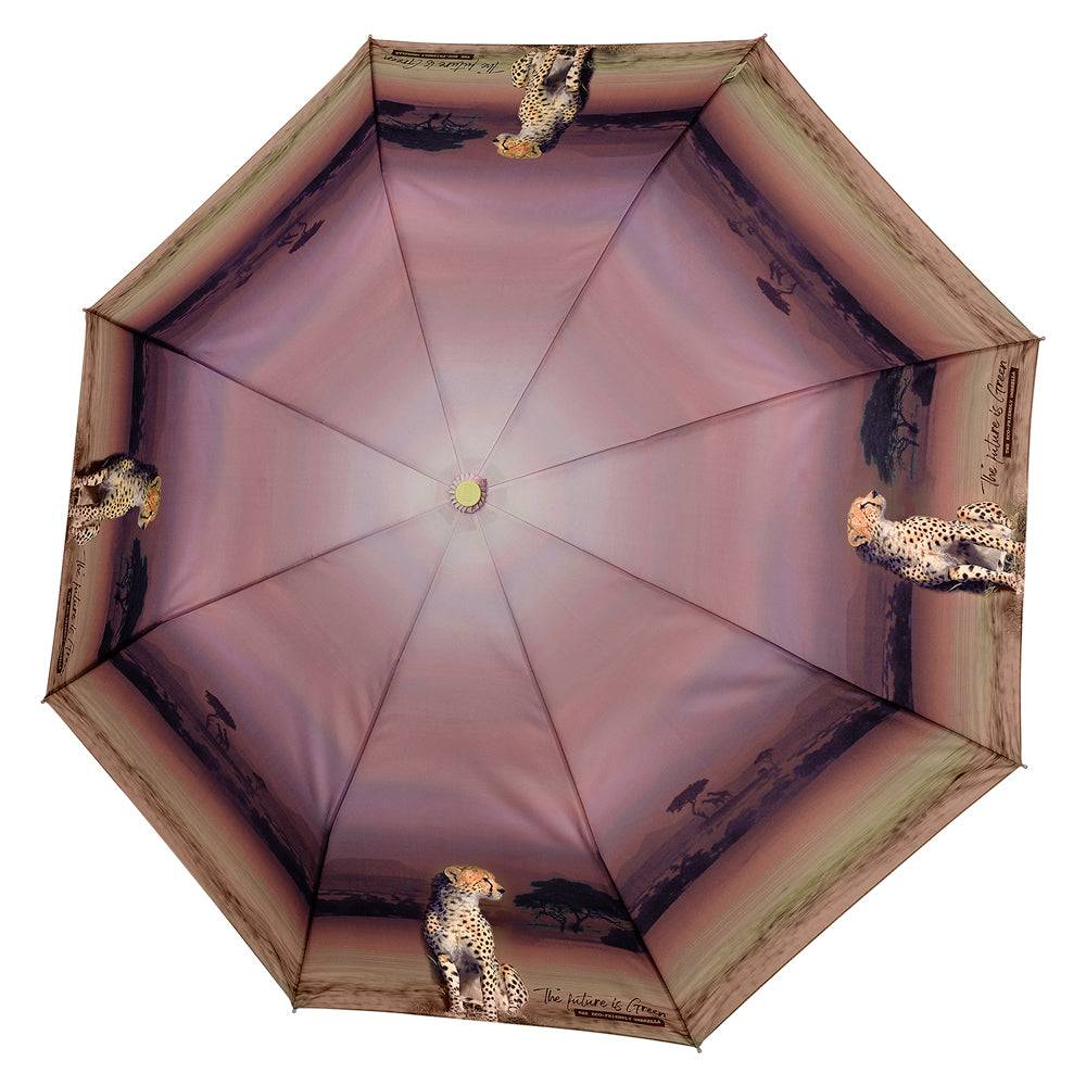 Perletti Ombrello Green Savana Con Giaguaro