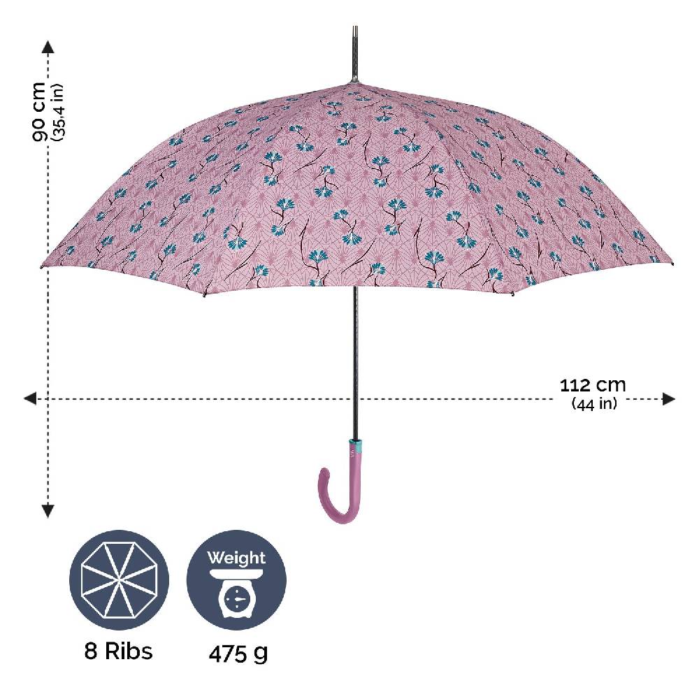 Perletti Ombrello Lungo Fiori Di Loto Déco