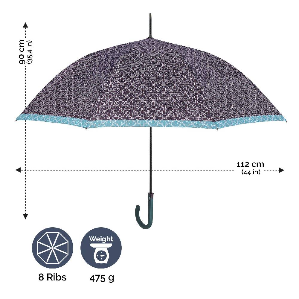 Perletti Ombrello Lungo Technology Geometrico