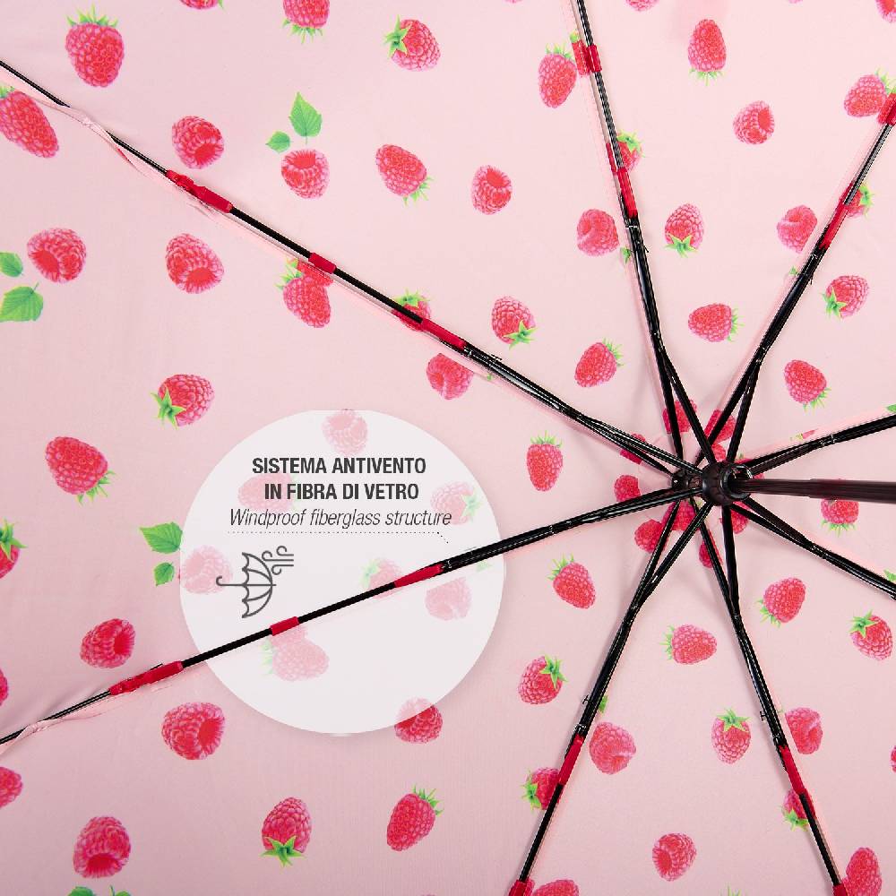 Perletti Ombrello Mini Lamponi