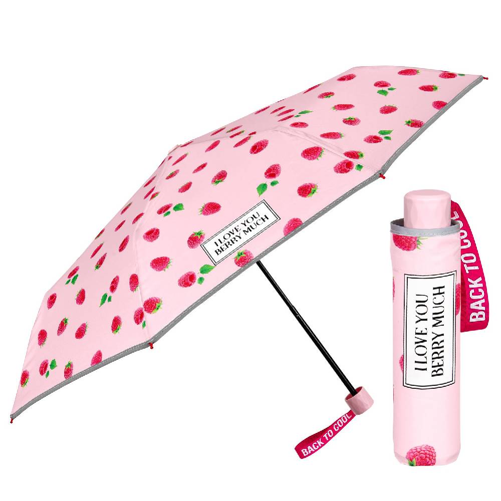 Perletti Ombrello Mini Lamponi