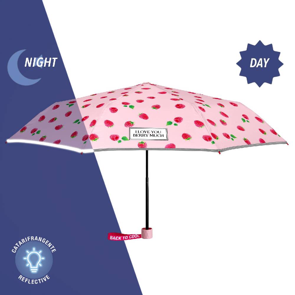Perletti Ombrello Mini Lamponi