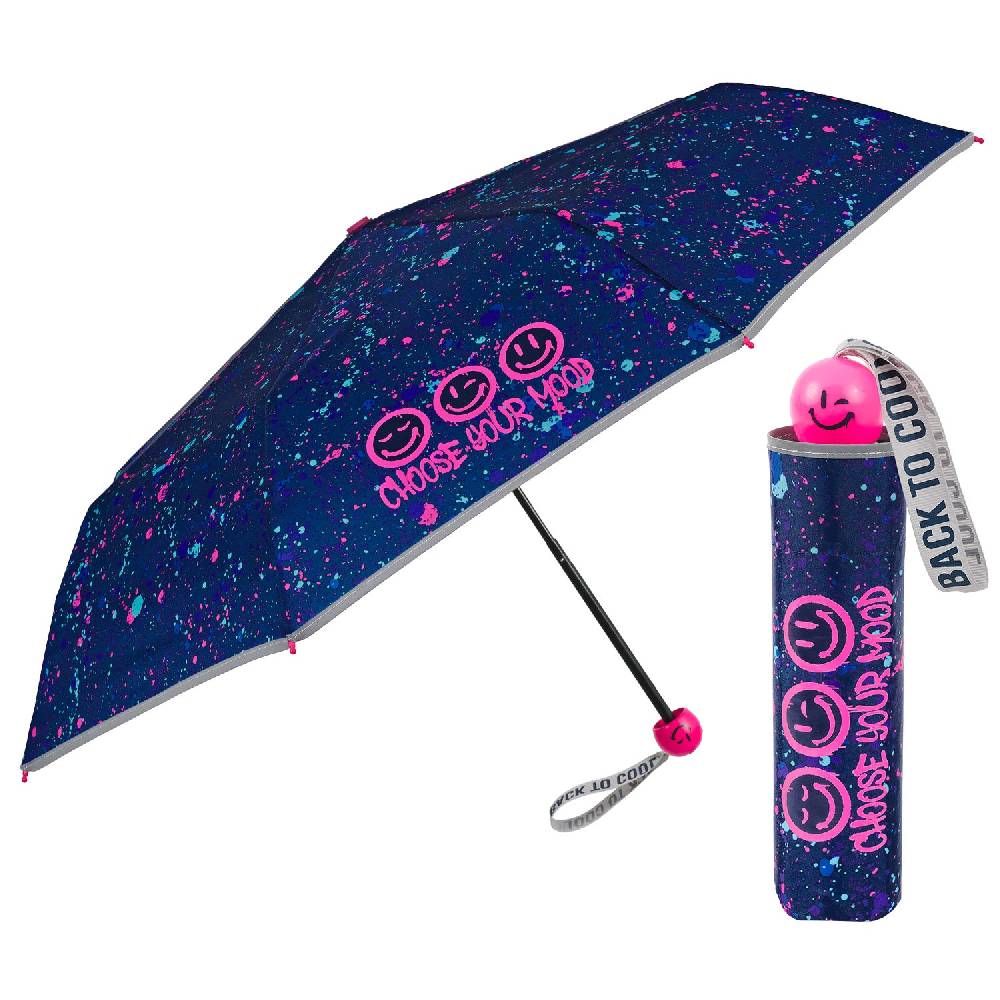 Perletti Ombrello Pieghevole con Emoji