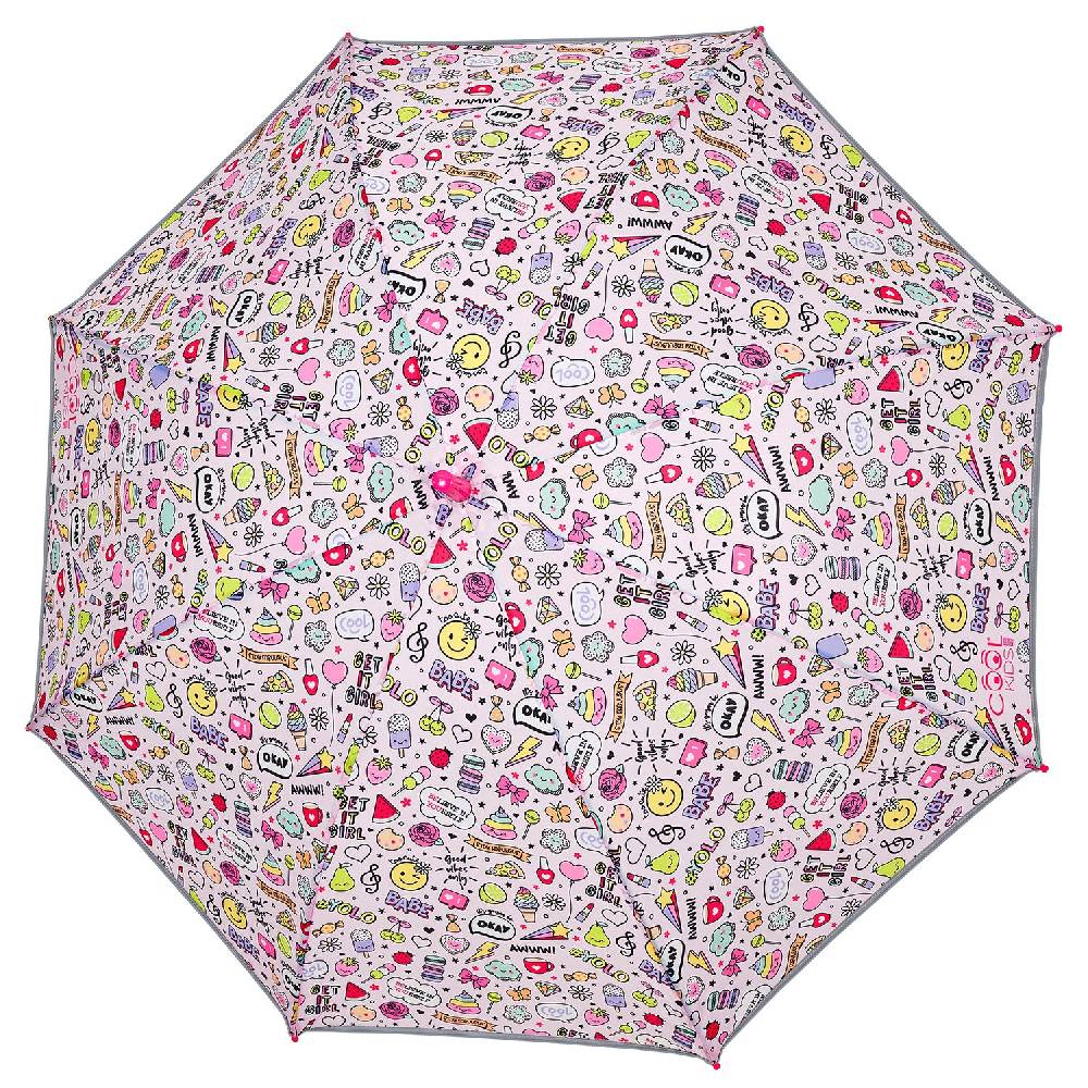 Perletti Ombrello Stickers Bambina Automatico