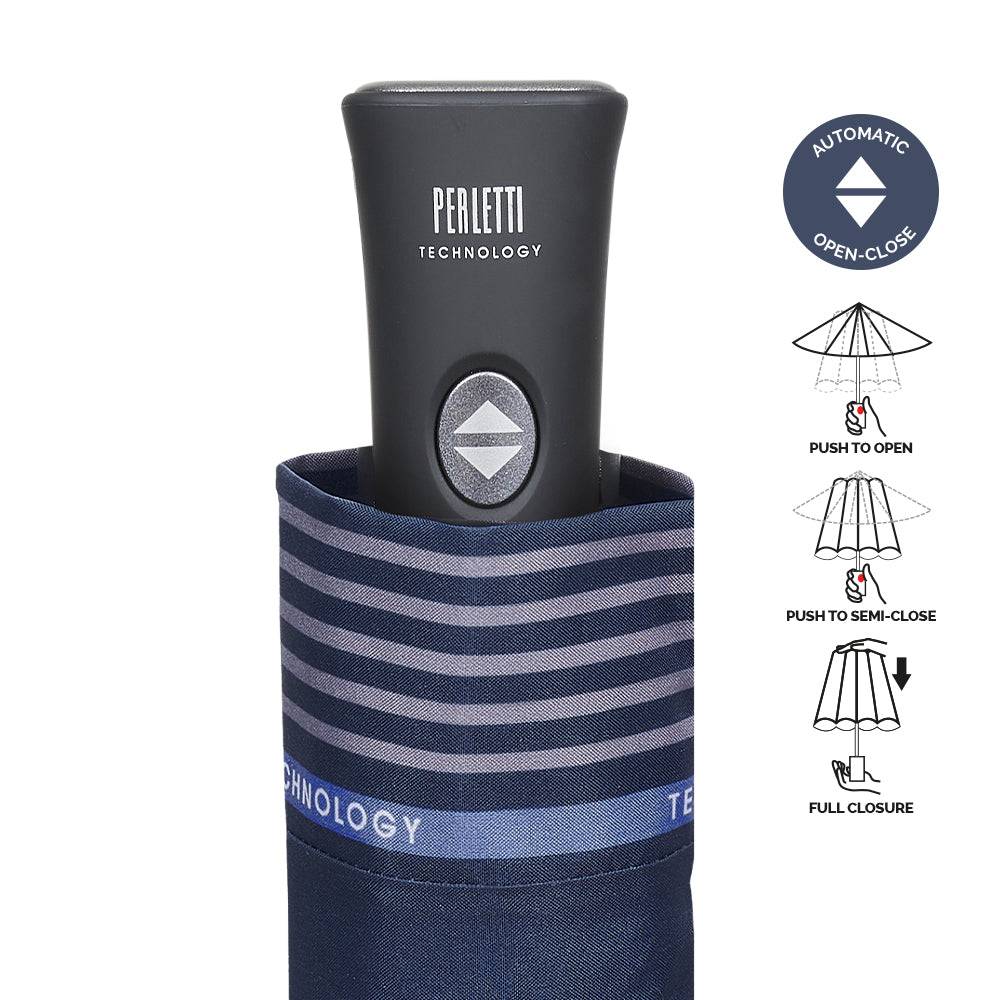 Perletti Ombrello Technology Apri E Chiudi A Righe
