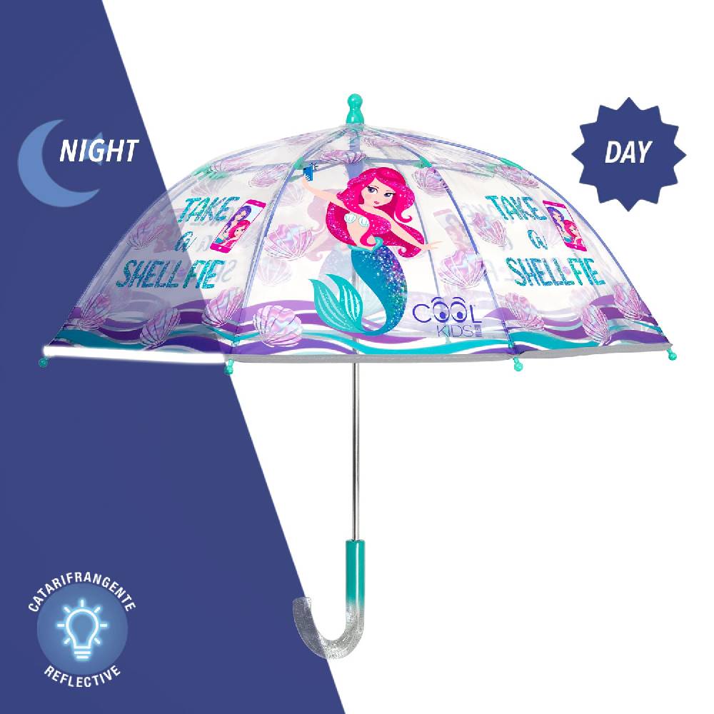 Perletti Ombrello Trasparente Sirena
