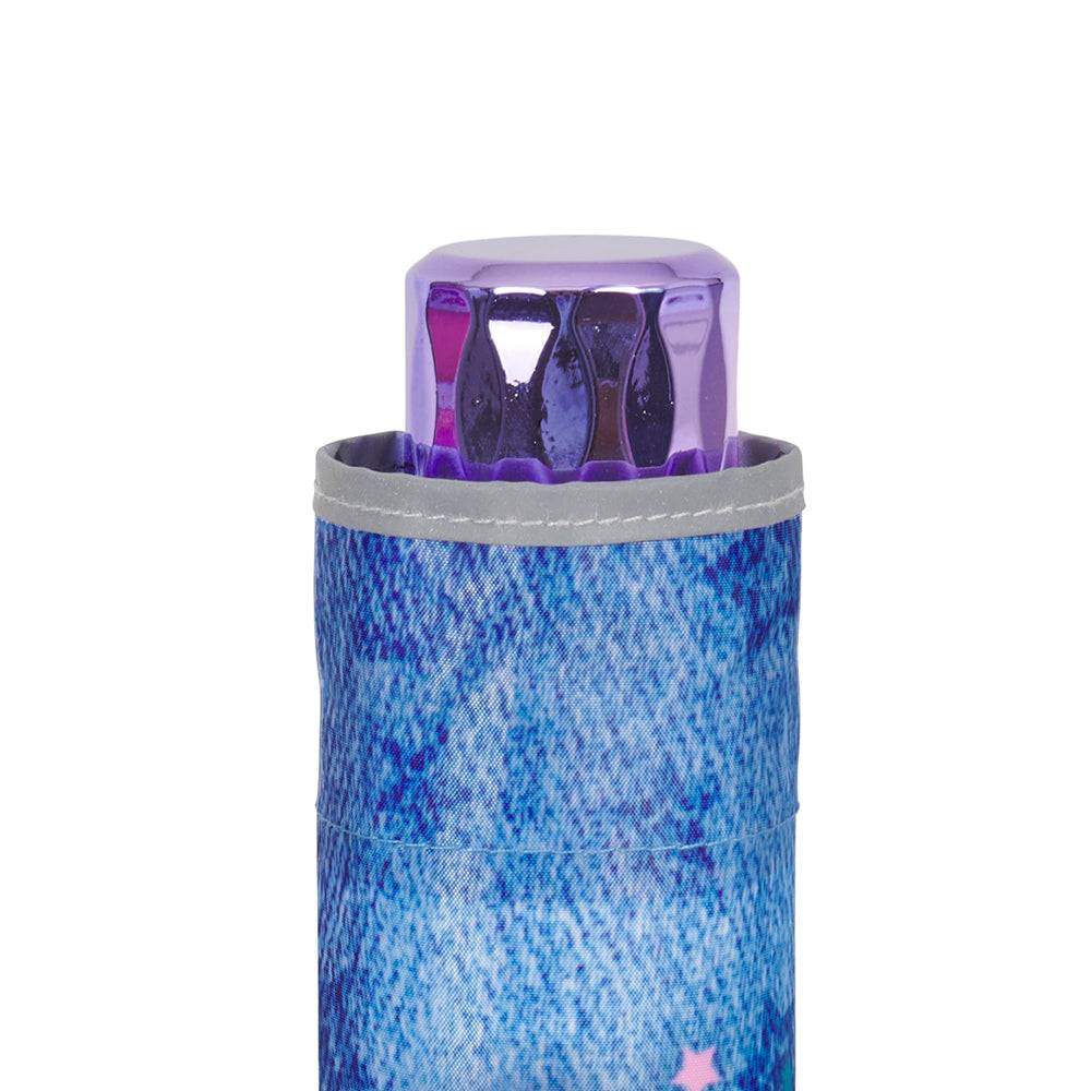 Perletti Ombrello Unicorno Mini Denim