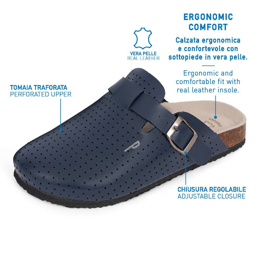 Perletti Pantofole Comfort Traforate Uomo