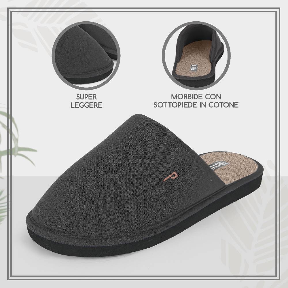 Perletti Pantofole Tinta Unita Leggere