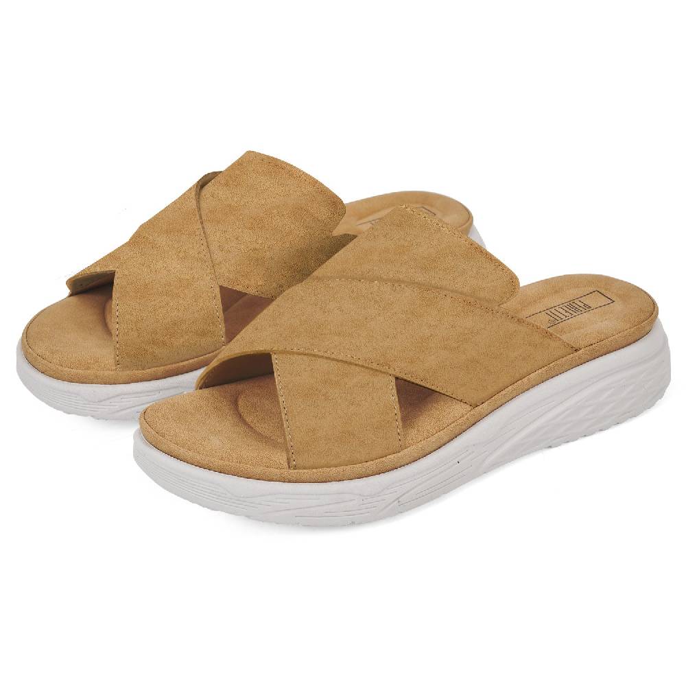 Perletti Sandalo con Fascia Incrociata Beige