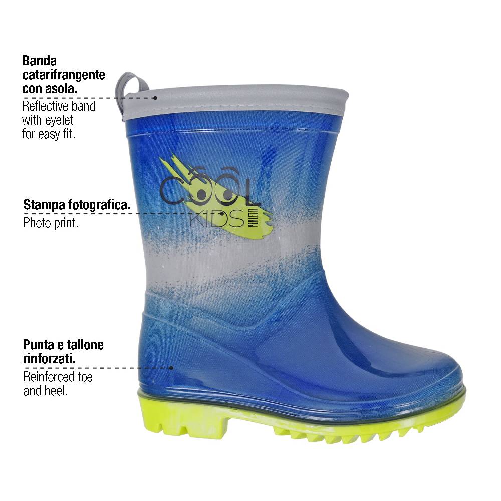 Perletti Stivaletti Blu E Verdi