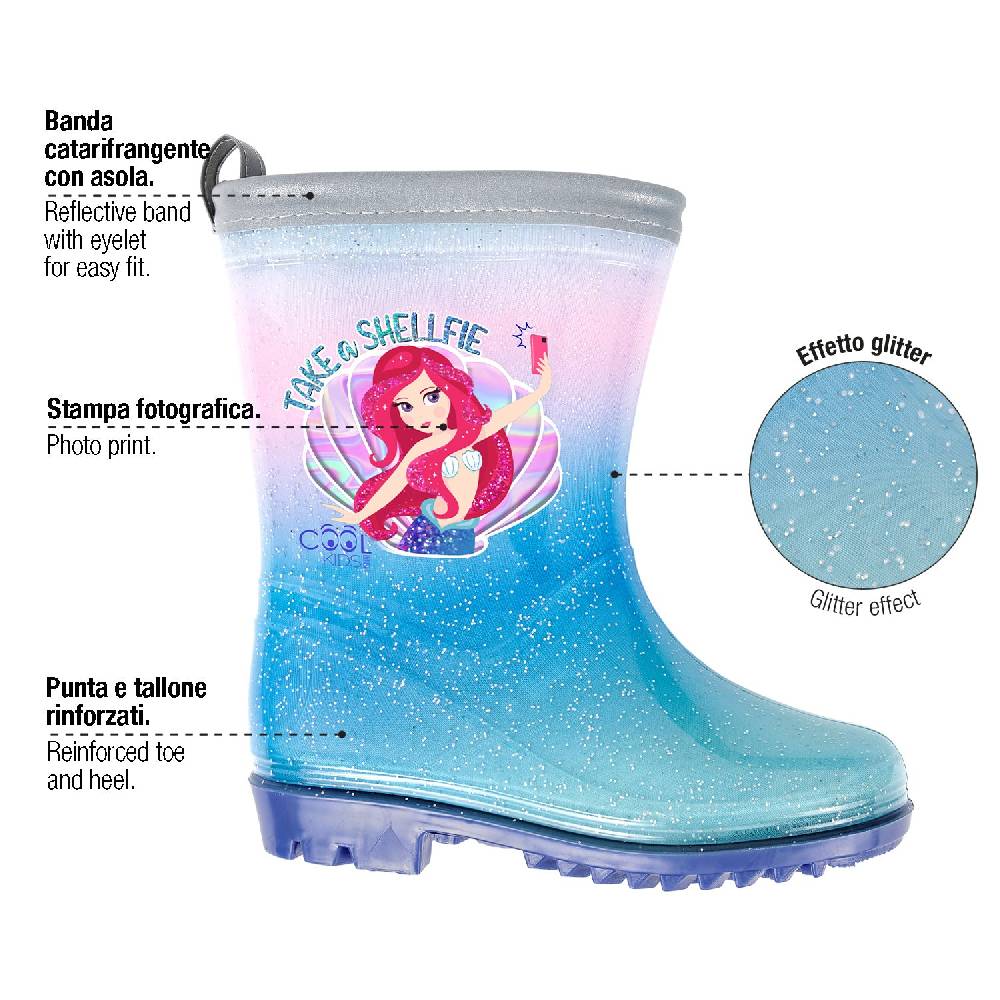 Perletti Stivaletti Sirenetta Glitter