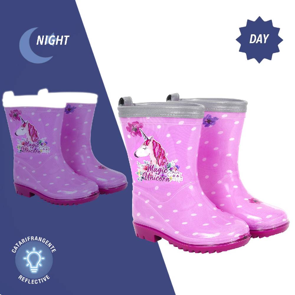 Perletti Stivaletti Unicorno a Pois