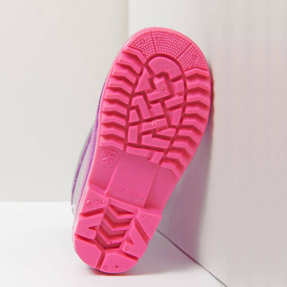 Perletti Stivaletti Unicorno Viola