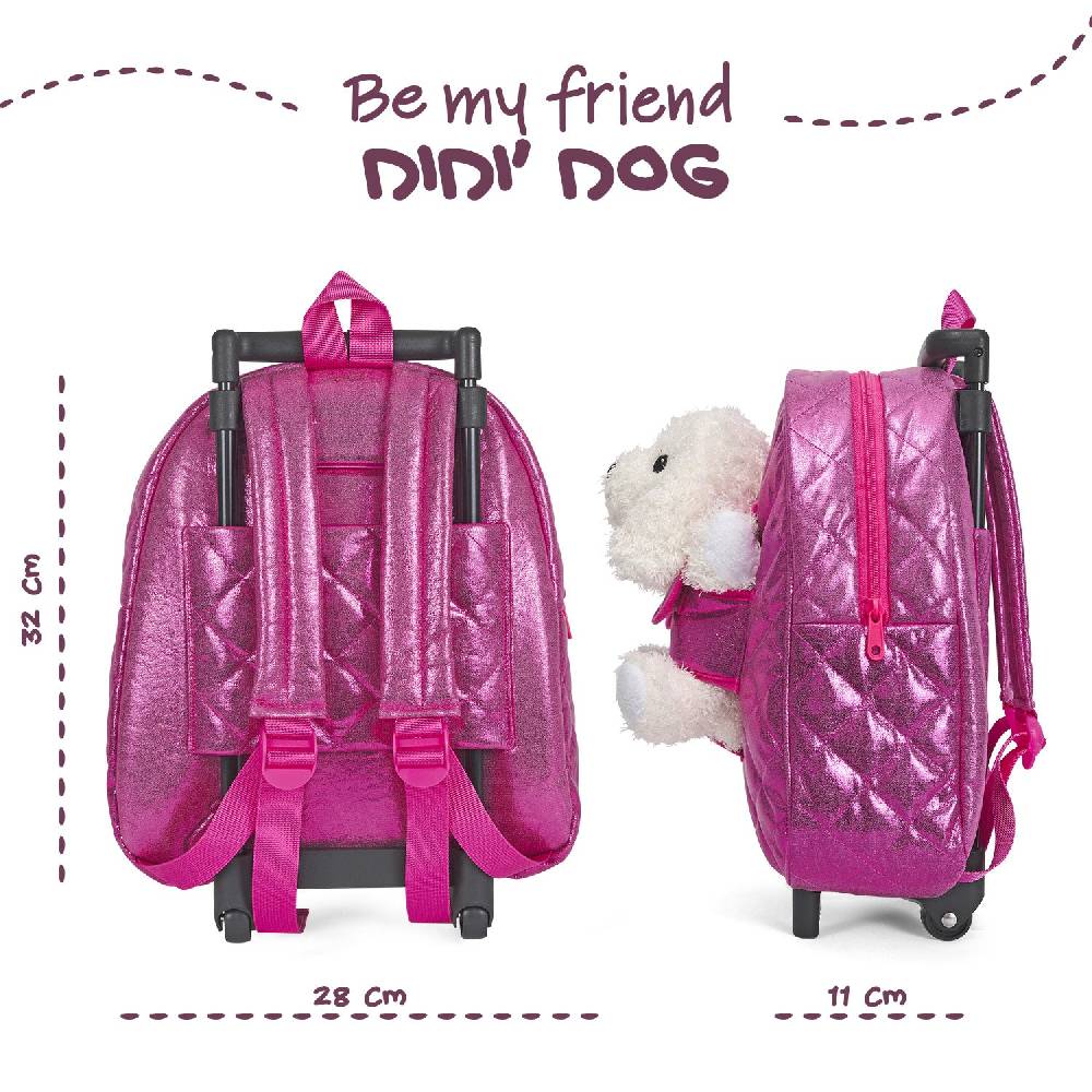 Perletti Trolley Con Peluche Barboncino