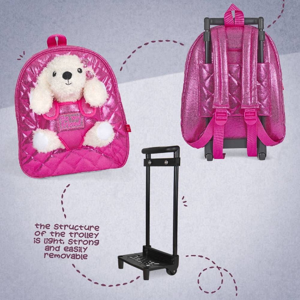 Perletti Trolley Con Peluche Barboncino