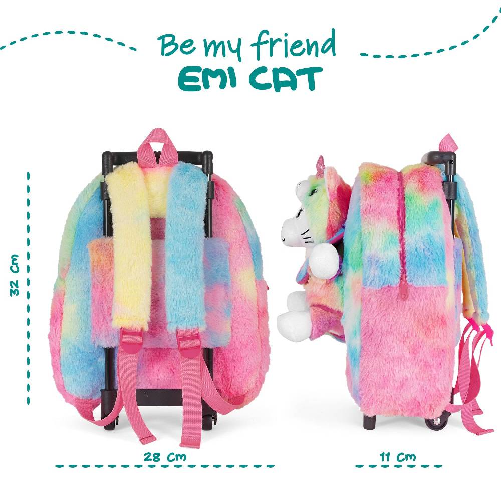 Perletti Trolley Con Peluche Kawaii