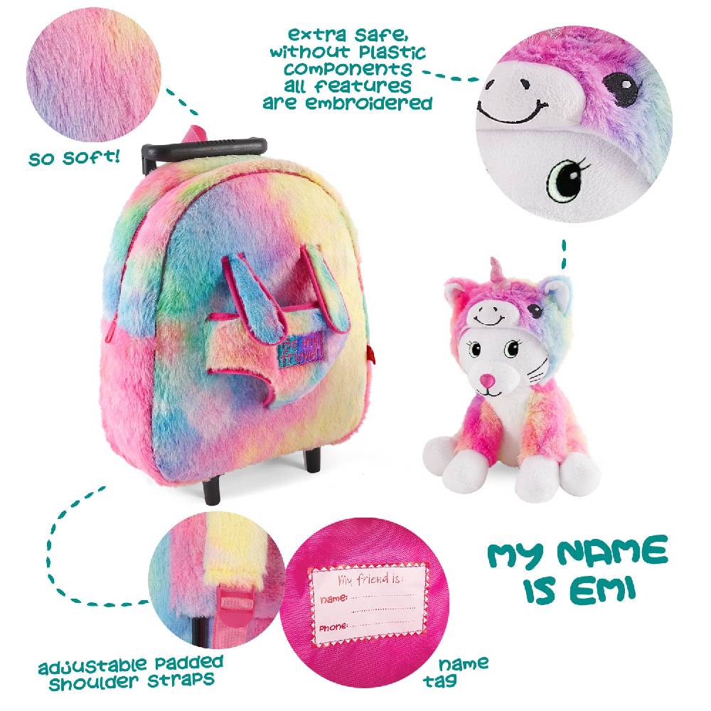 Perletti Trolley Con Peluche Kawaii