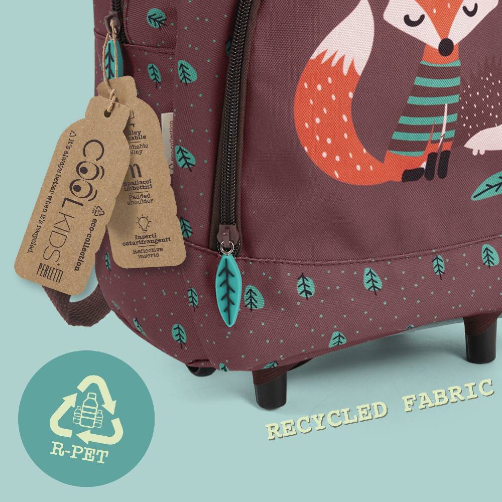 Perletti Trolley Eco Con Volpe E Riccio