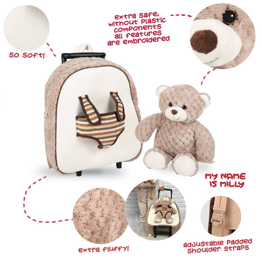 Perletti Trolley Morbido Con Peluche