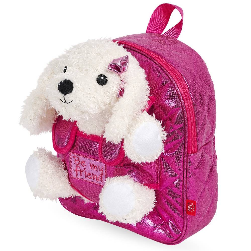 Perletti Zainetto Con Peluche Barboncino