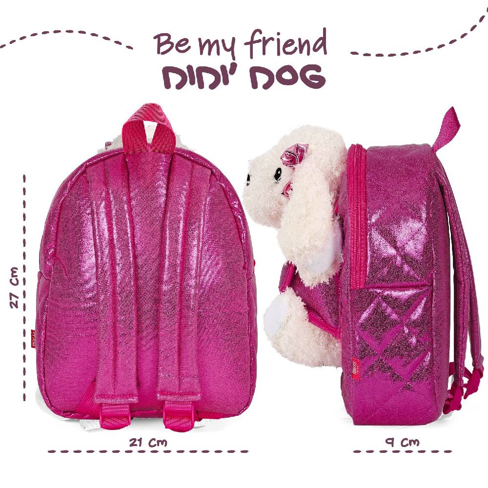 Perletti Zainetto Con Peluche Barboncino