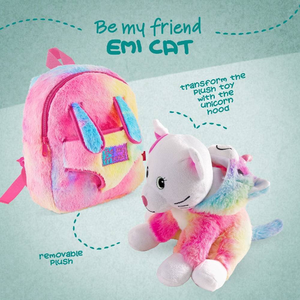 Perletti Zainetto Con Peluche Kawaii