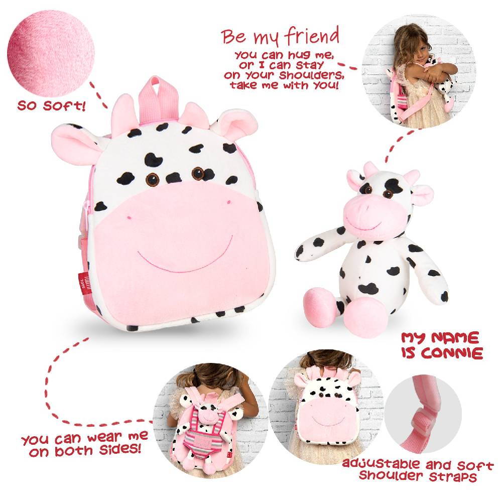 Perletti Zainetto Reversibile Con Peluche