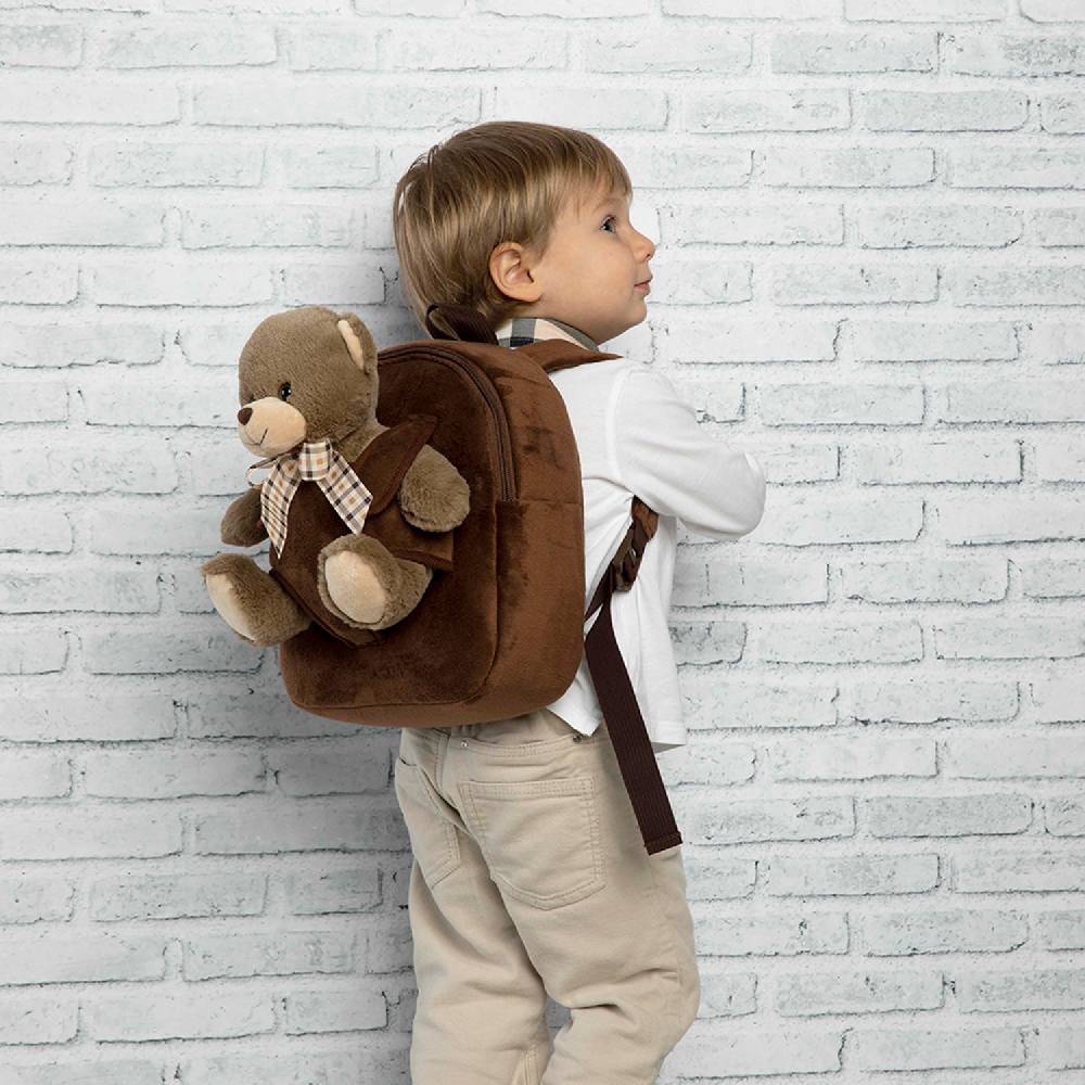 Perletti Zaino Morbido Con Peluche