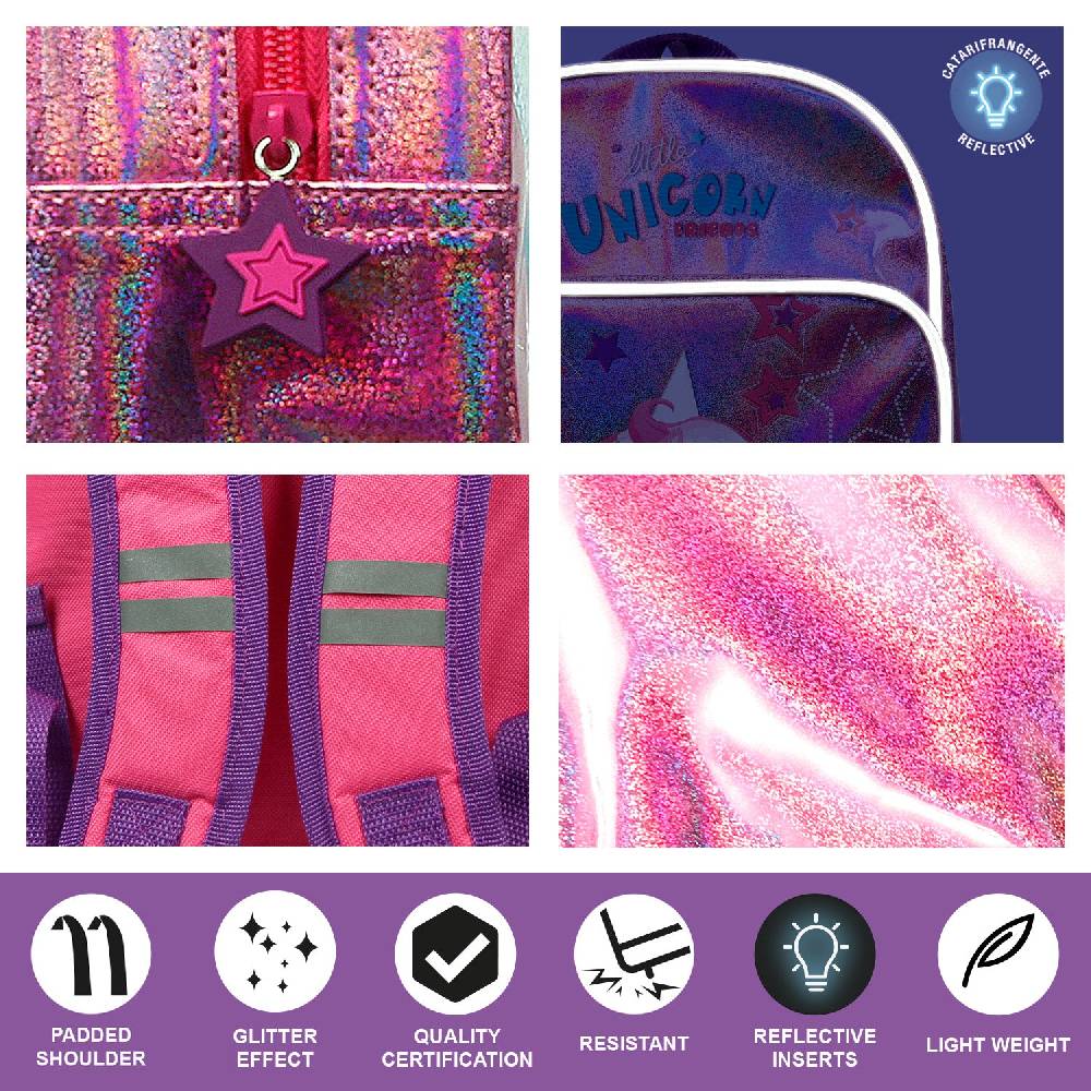 Perletti Zaino Unicorno Con Tasca