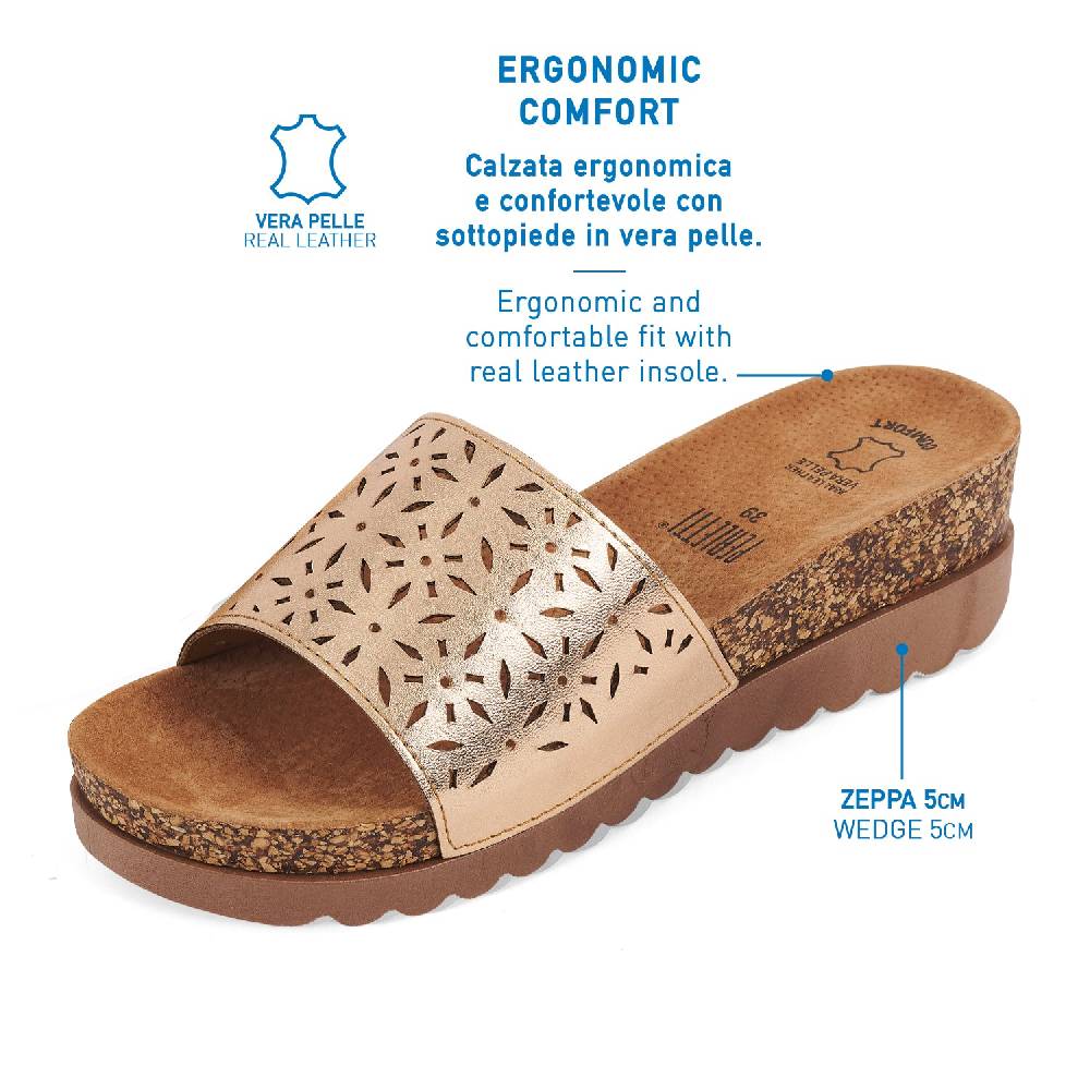 Perletti Zeppe Con Fascia Metal