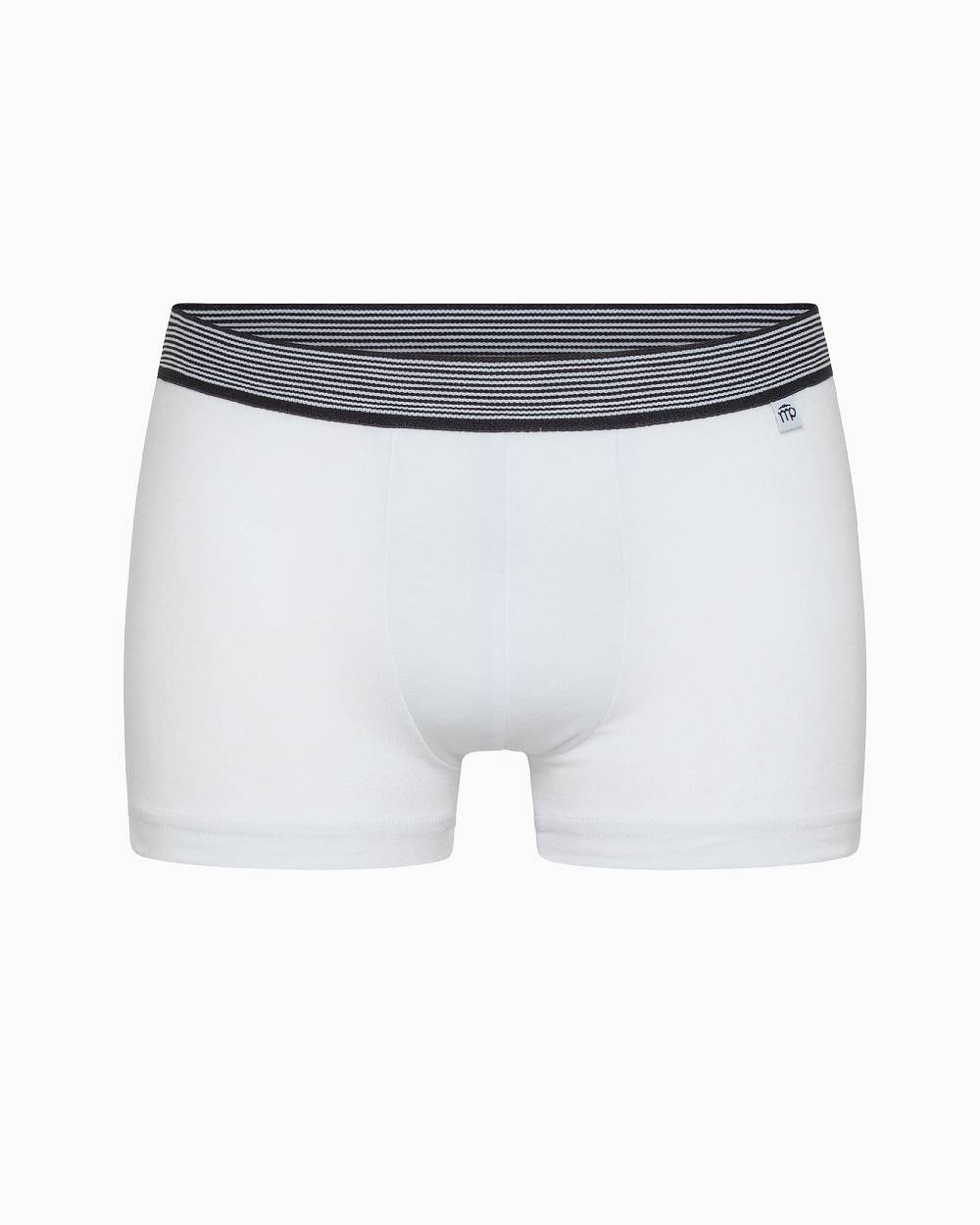 Pompea Boxer Bimbo In Cotone Organico Con Elastico A Righe
