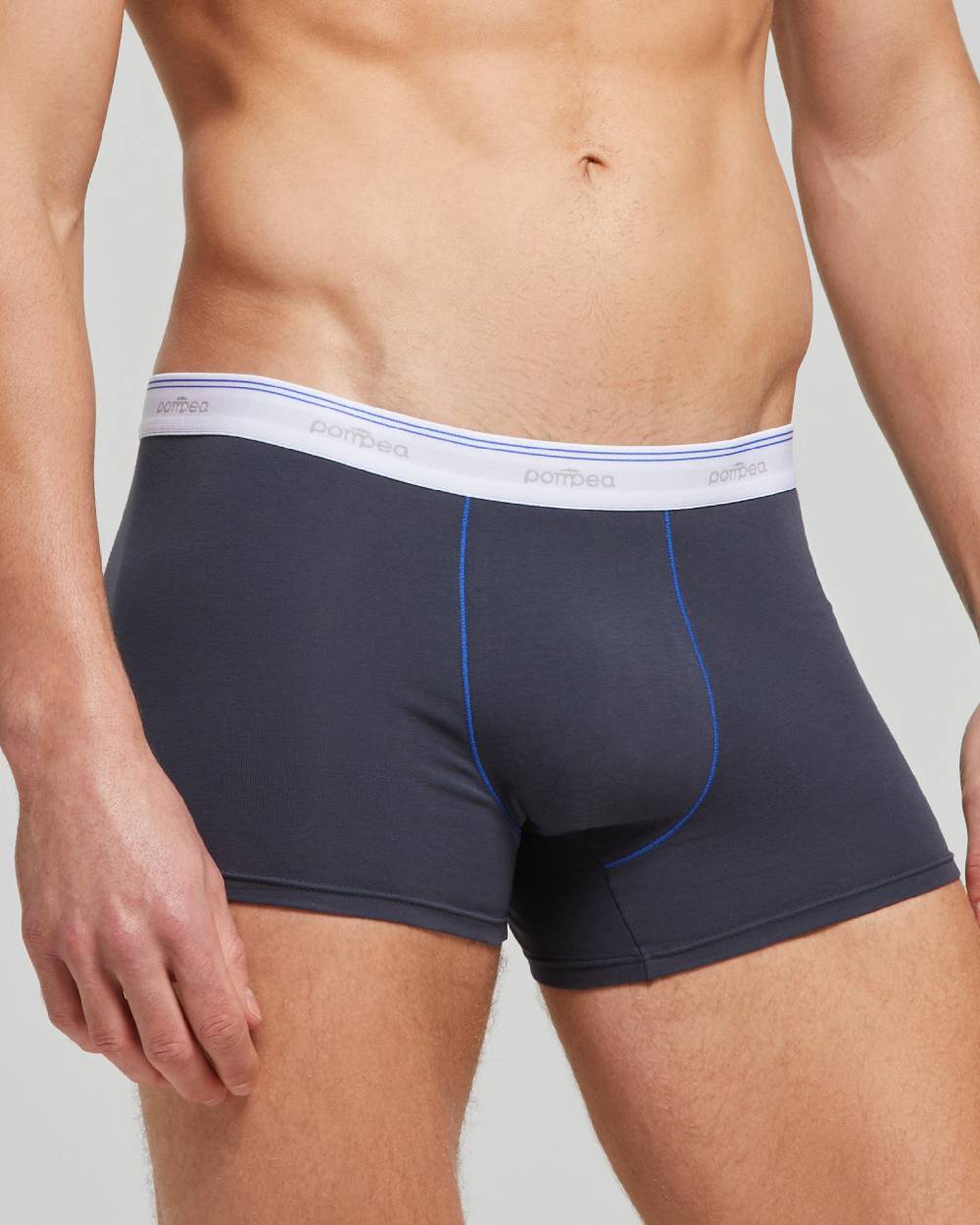 Pompea Boxer Cotone Con Cinturino Logato Elasticizzato
