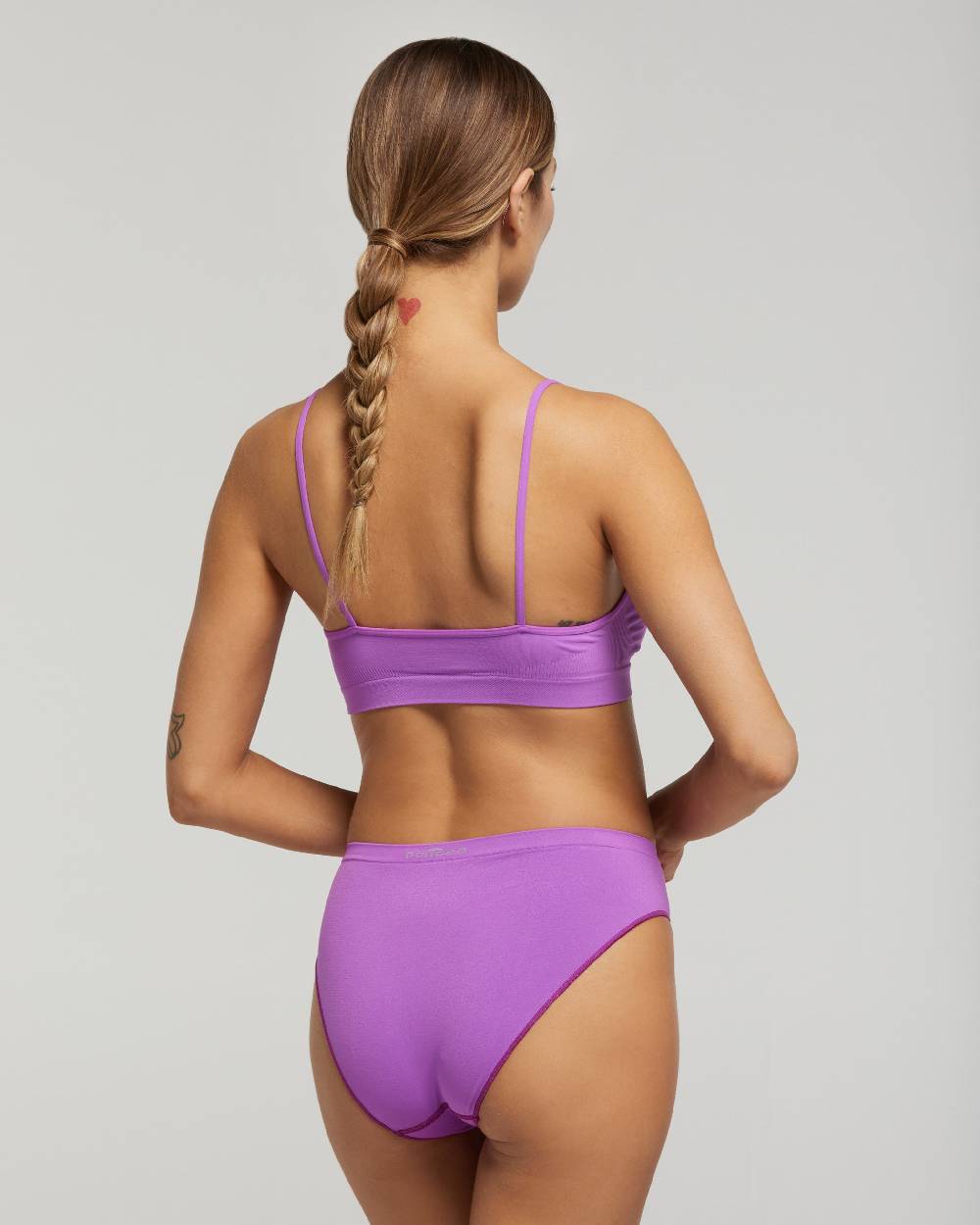 Pompea Brassiere Seamless Spalla Stretta Tinta Unita