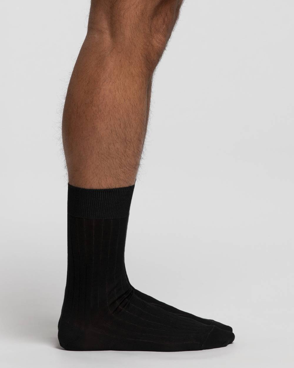 Pompea Calza corta a coste in cotone Filo di Scozia